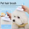 Blue and White Series Pet Grooming Comb Set: Detangling Knife, Fluffy Comb, Button Comb