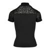 Urban Classics Womens/Ladies Animal Print Flocked Turtle Neck T-Shirt