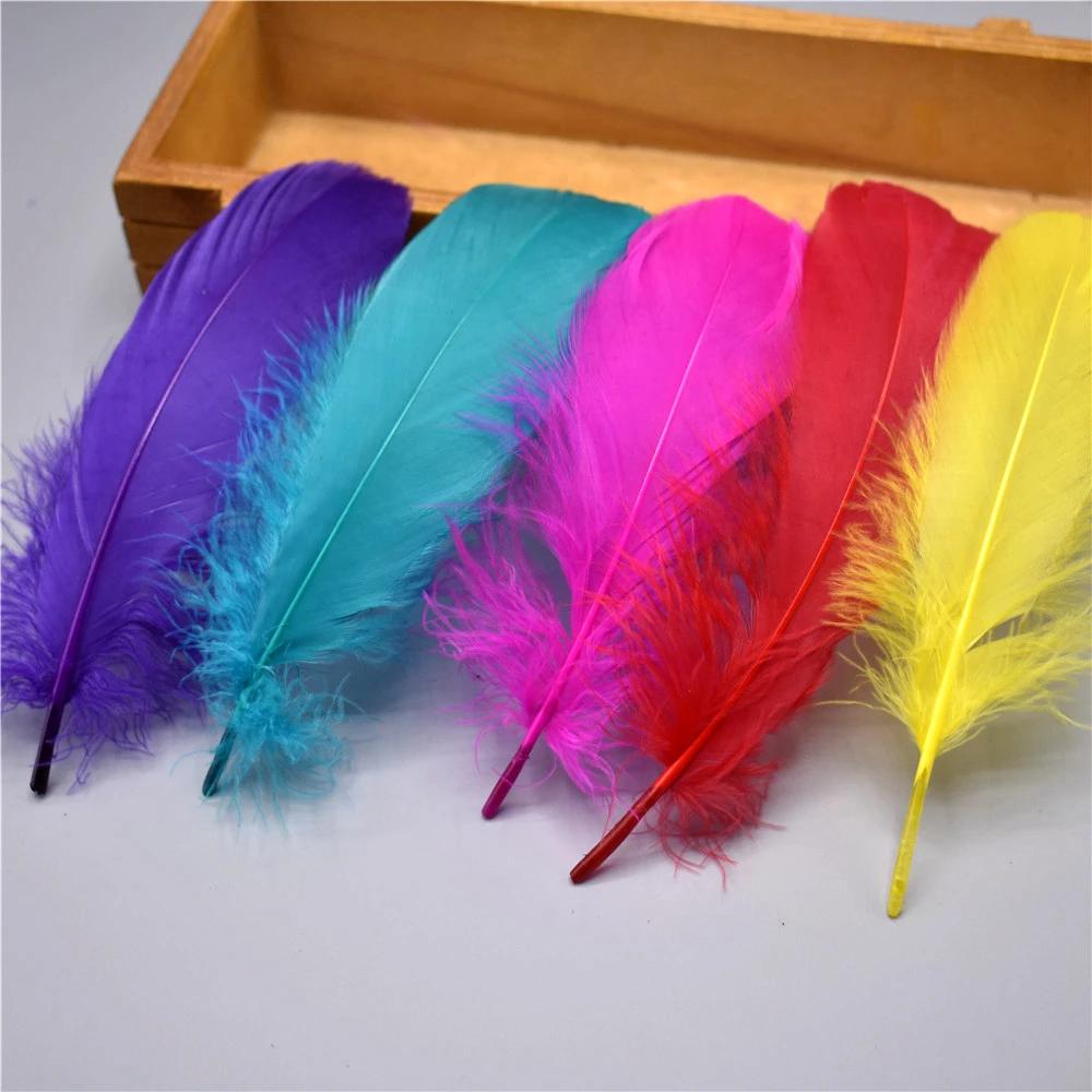 Goose Feathers for Crafts 5-7inch/12-18cm Feather Decor Feathers for Clothes Craft Feathers Plume Decoration Plumas Carnaval DIY