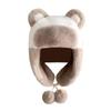 Thick Bomber Hat Plush Ushanka Fur Hat Outdoors Winter Cap  for Men Women