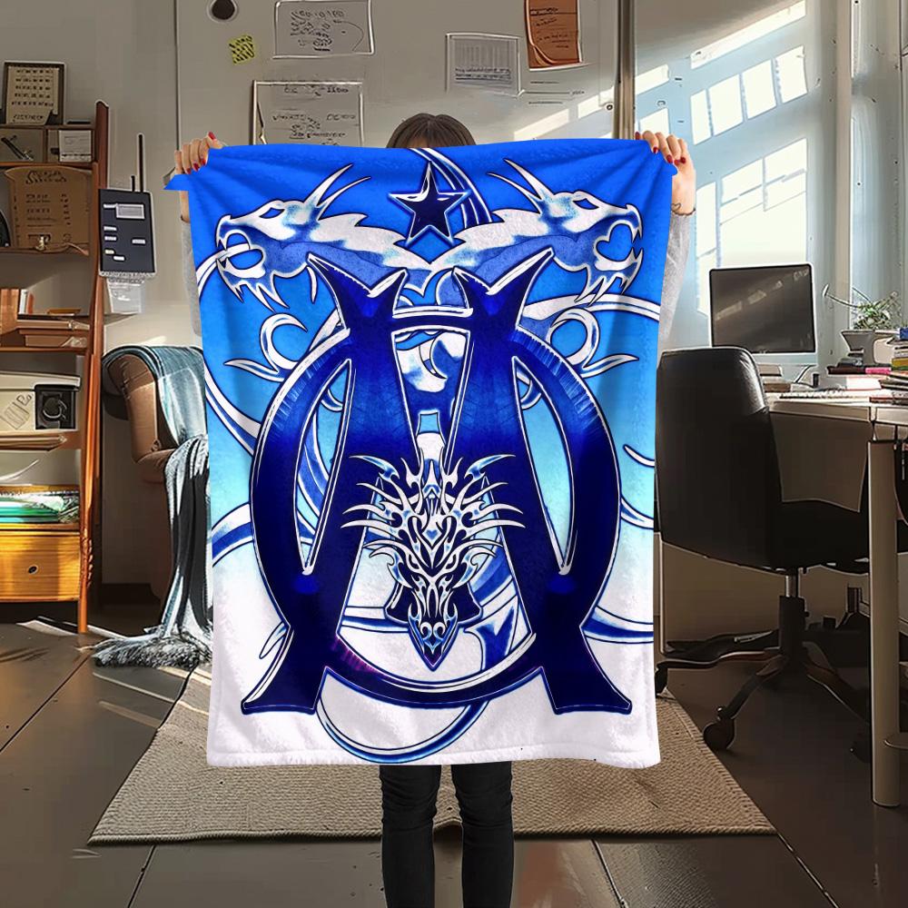 

l Oheme logo Print FlAannel Blanket, High quality Comfortable for All Seasons, Home Decor, Warmth and Comfort 80cm x 120cm