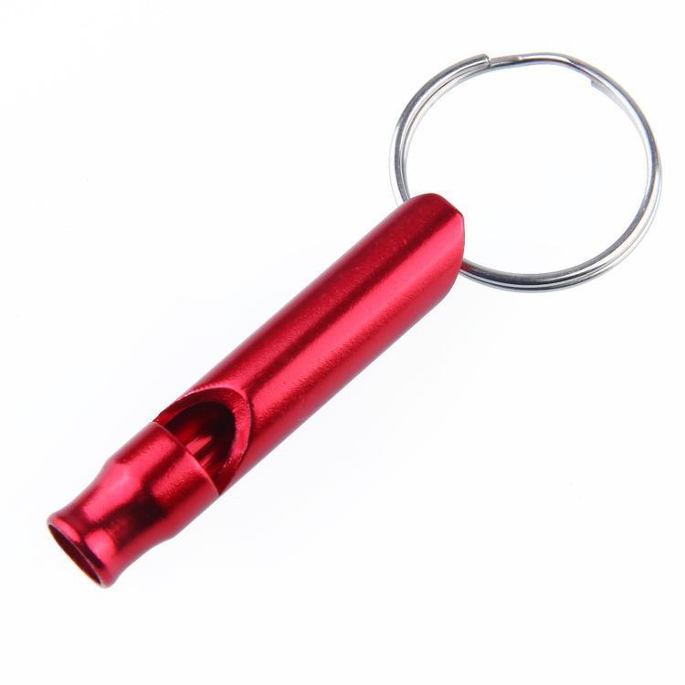 Aluminum Alloy Lifesaving Survival Whistle - Multi-Color Options Available