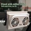 Car Window Fan Solar Powered Energy Saving Car Exhaust Ventilation Fan Electric Cooling Rechargeable Ventilator for Travel Fans