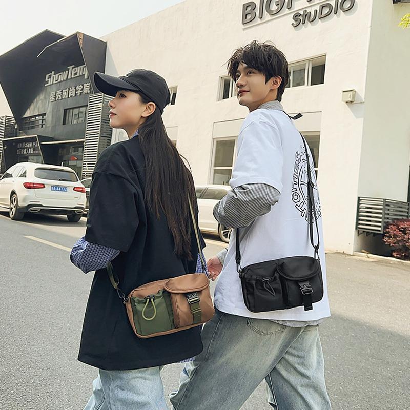 New Multi-pocket Shoulder Bag Women's Fashi Casual Messenger Bag Men's Messenger Bag Lightweight Sports Outdoor Crossbody Bag