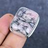 Rhodonite Gemstone 925 Sterling Silver Jewelry Ring Size 9