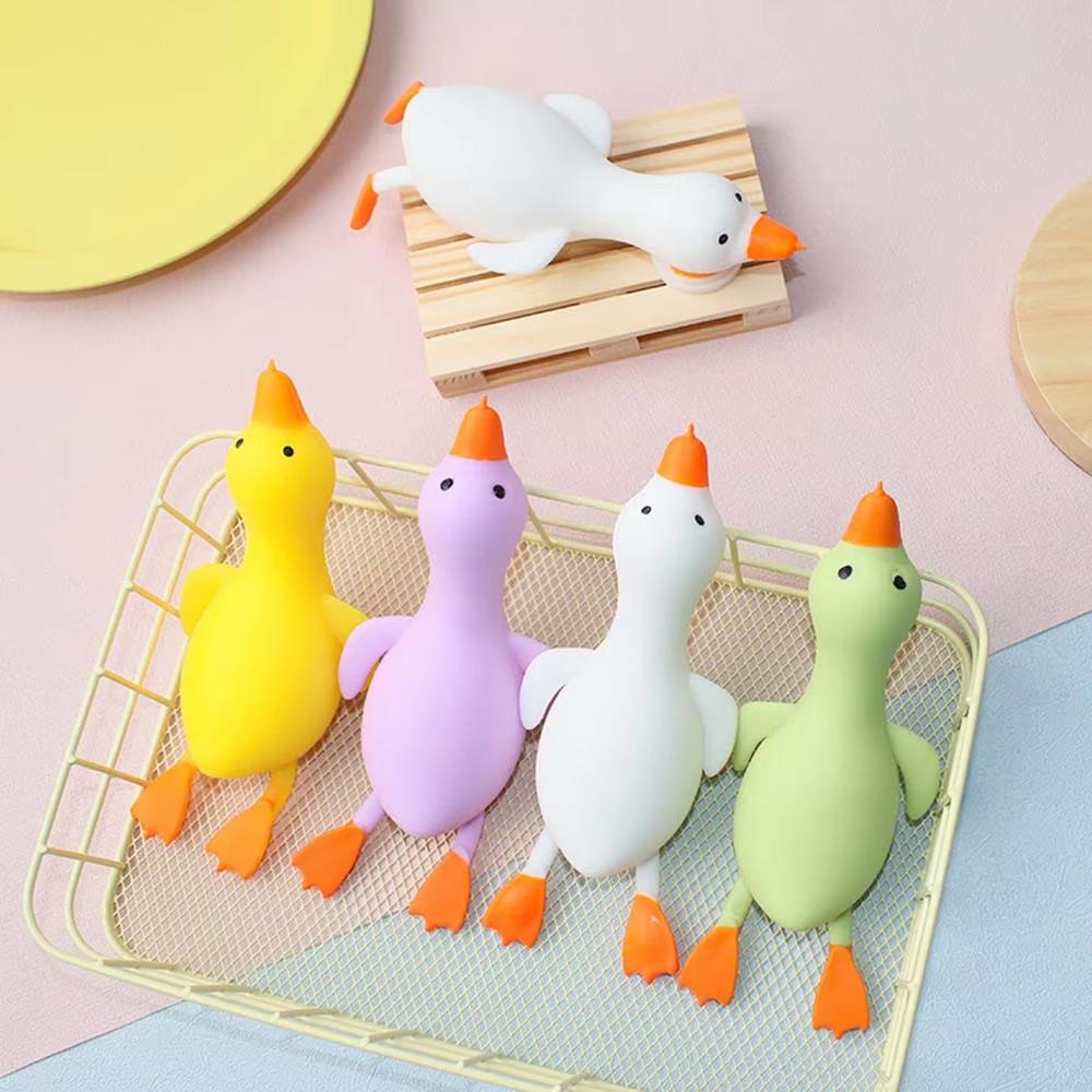 Roasted Glittering Maltose Squishy Duck Cute Stress Relief Squeeze Soft Slow Rising Funny Fidget Kids Adults Birthday Party Gift