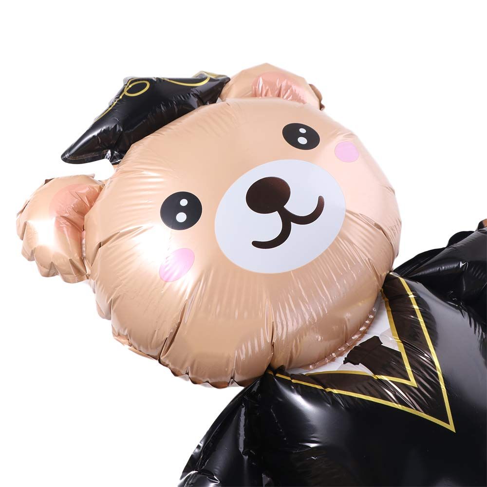 Cute Graduation Bear Balloon 96.52 cm Holding Graduation Party Balloon Aluminum Film 4D Helium Globos Decor