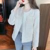 Chaqueta corta estilo francés de primavera y otoño para mujer a la moda y elegante