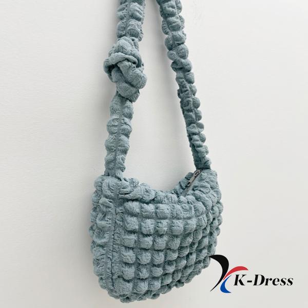 Cloud Bubble Pom-Pom Mini Crossbody Bag (5 Colors)