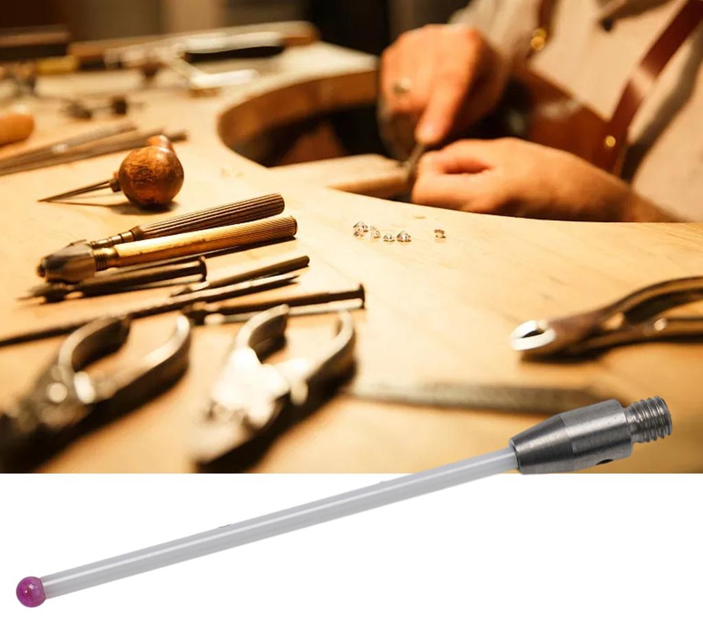 A-5004-3646 CMM Touch Probe Stylus For M3 Thread Ø2mm Ball Ceramic Stem L40mm