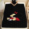 1PC Mafalda Print Flannel Blanket, High Quality All Seasons, Home Decor, Warmth and Comfort, Perfect for Christmas Gifts