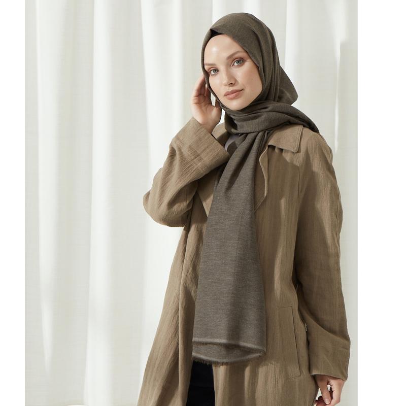 

Шаль Miray Bamboo Cotton Khaki