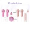 10 Modes Electric Nipple Clamp Breast Massage Vibrator Enhancer Bondage Adult Stimulator Sex Toys for Women Couples Female