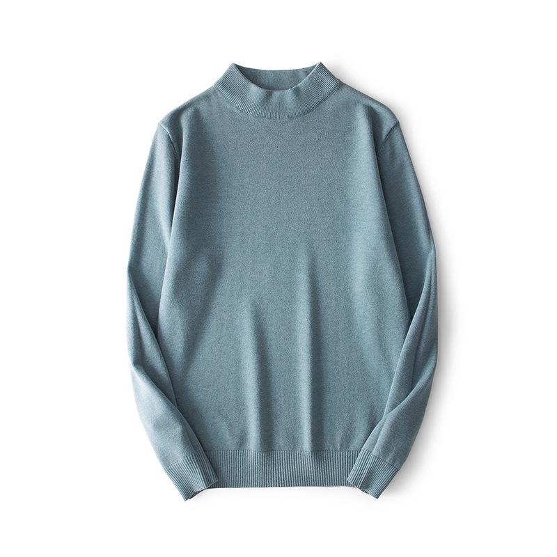 Men's Luxurious Warm Knit Half Turtleneck Slim-Fit Sweater