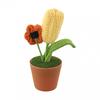 Decorative Wool Flowers Pot for Creating a Cozy Indoor Environment