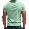 Men's Minimalist Quick-Dry Polo Shirt Summer Top for Men Loose-Fit Breathable Collared Short-Sleeved T-Shirt
