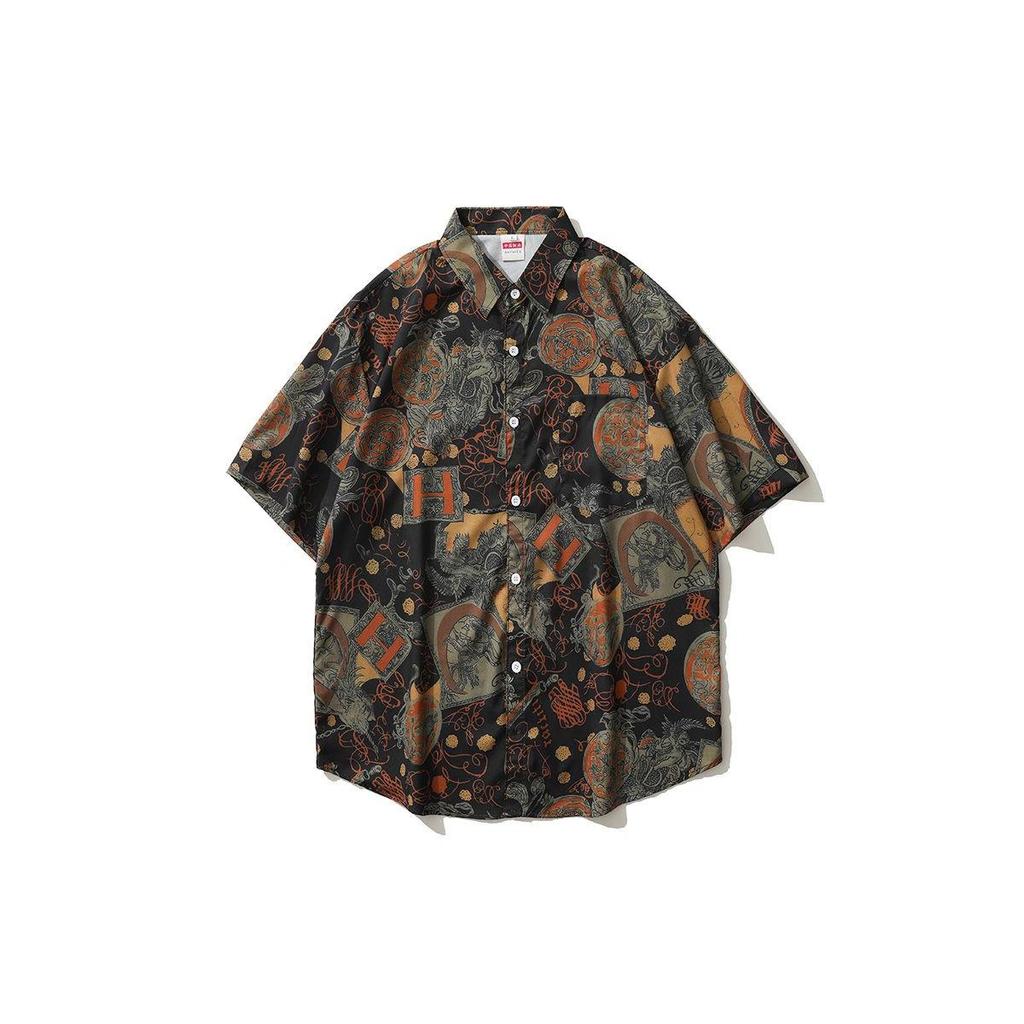 2026 Summer Men Hawaiian Shirt 3d Plant Shirt For Men Flower Print Plus Size Hawaiian Shirts Beach Flower Shirt