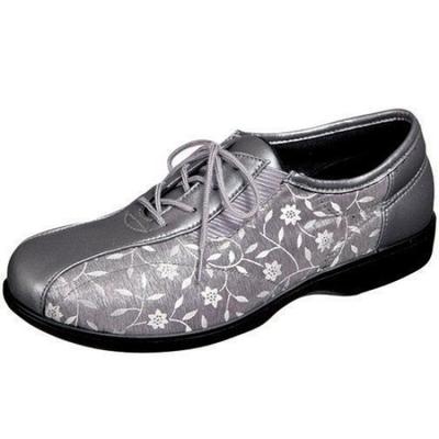 Moonstar Easy Care Shoes To Brings Good Size Women's L007, "Easy Wear, Fortune," Silver, 23.0cm