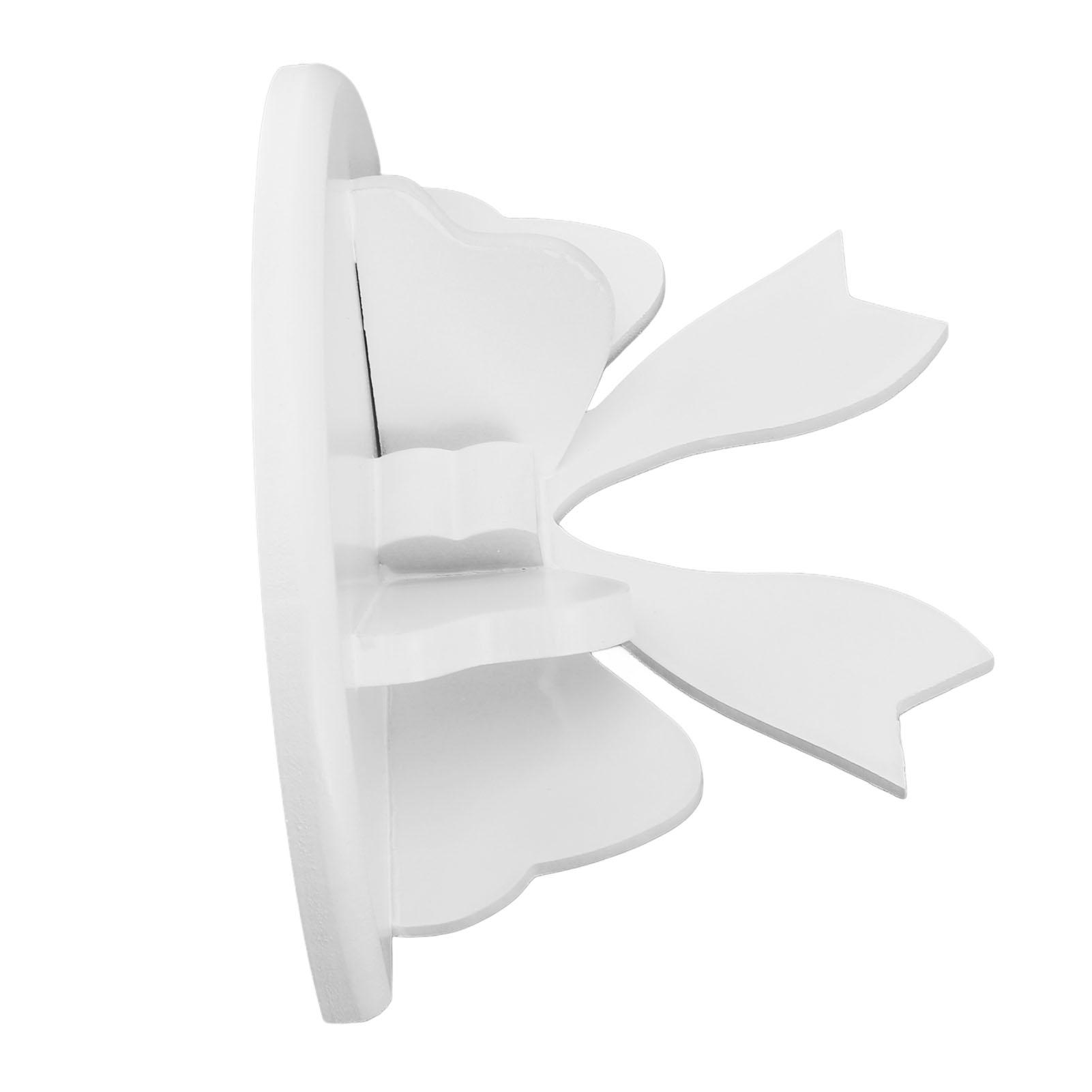 

Wooden Bow Shelf Cute Bow Nordic Style Tie Shape Density Board Wall Mounted Floating Storage Shelf for Kids Room Living