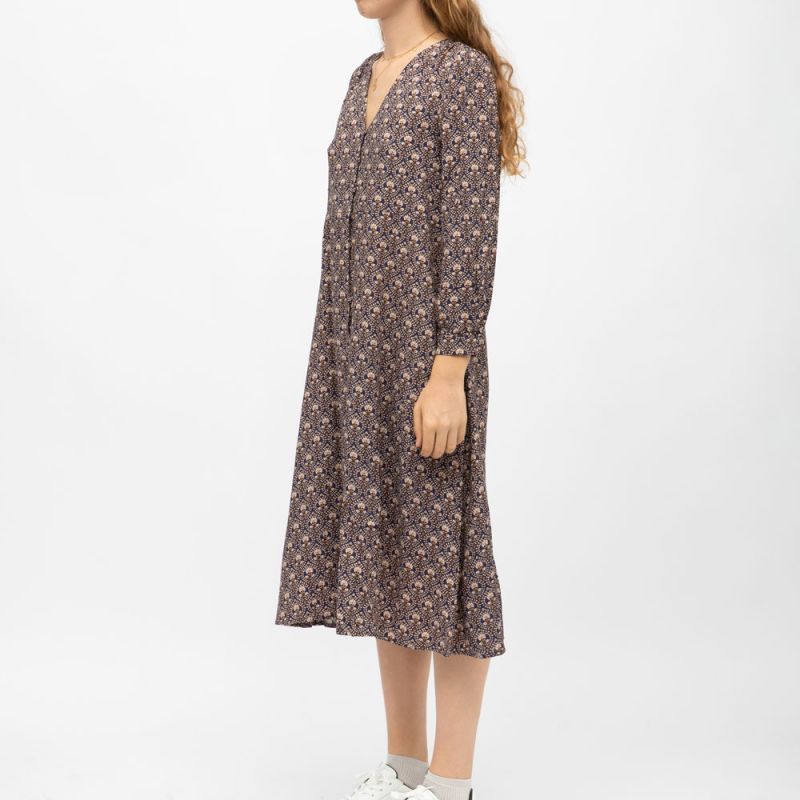 Mid-length V-neck Dress Printed Ravena Woman LA PETITE ETOILE