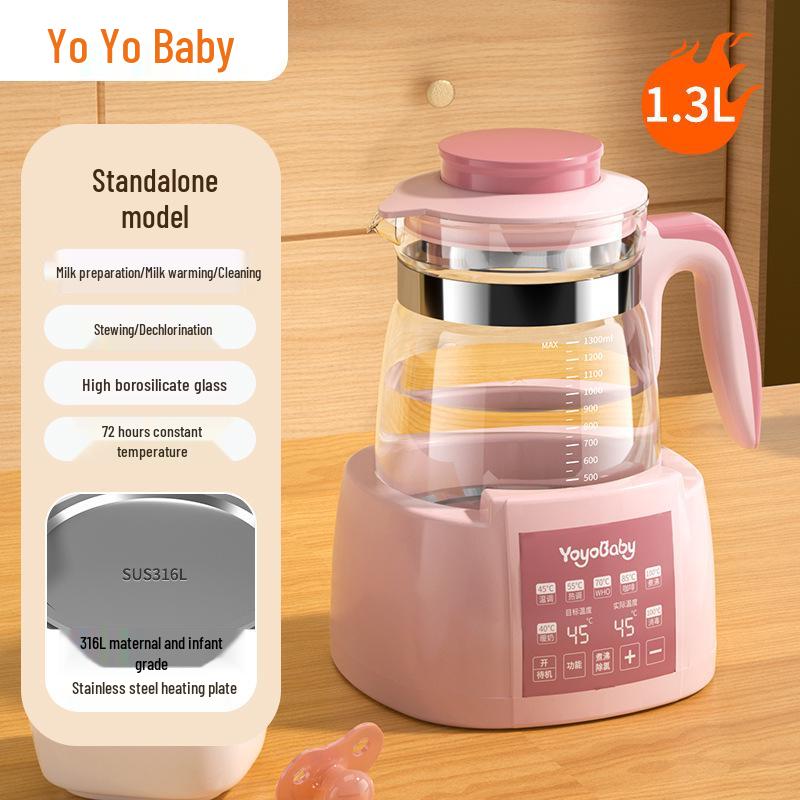 New Model Electric Kettle: Constant Temp Glass Tea Maker & Insulated Kettle
