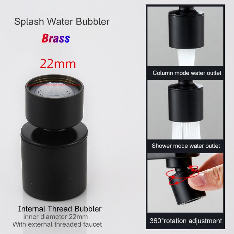 Tutto Metallo 99% Universale Rotazione 1080° Testa Spruzzatore Rubinetto per Estensore Aeratore Ugello Gorgogliatore Rubinetto Cucina Lavabo Braccio Robotico
