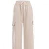 Shop   Women S Wide Cargo waiStband Training pantS Black Int Wpt 20008