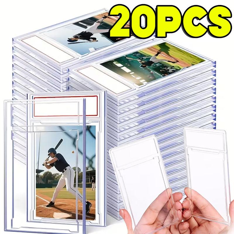 Trading Cards Slab Label Grade Baseball Star Card Sleeves Protector Acrylic Stand Plastic Game PTCG Gift Toy