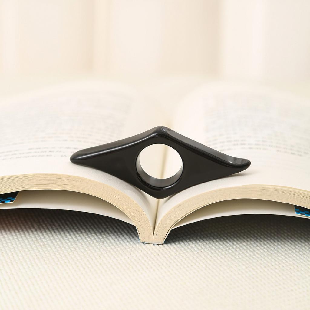 Creative Flexible Resin Book Stand Holder,Reading Aid Page Holder for Thick Books,Anti Eye Fatigue Hands-Free Book Clip,Bookmark