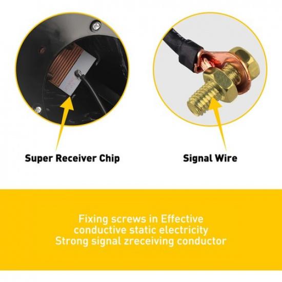 Shark Fin Roof Car Antenna Carbon Fiber FM/AM Radio Antena Radio Universal Screw