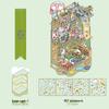 Micro Ink 3D Cartoon Decompression Stickers for DIY Miniature Scene Journals