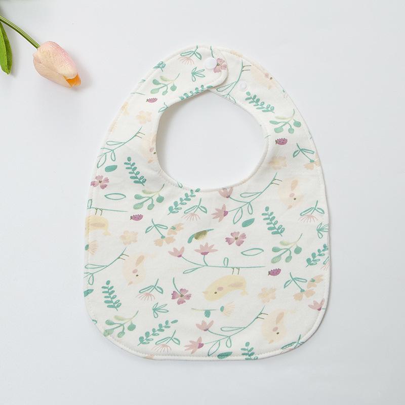 Thick Waterproof Baby Bib - Pure Cotton, Enlarged & Widened for Boys and Girls
