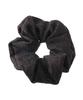 VINGTAINE Embroidered Botanical Scrunchie Hair Tie for Stylish and Cute for Adults Fall/Winter, (HS-196-BR)