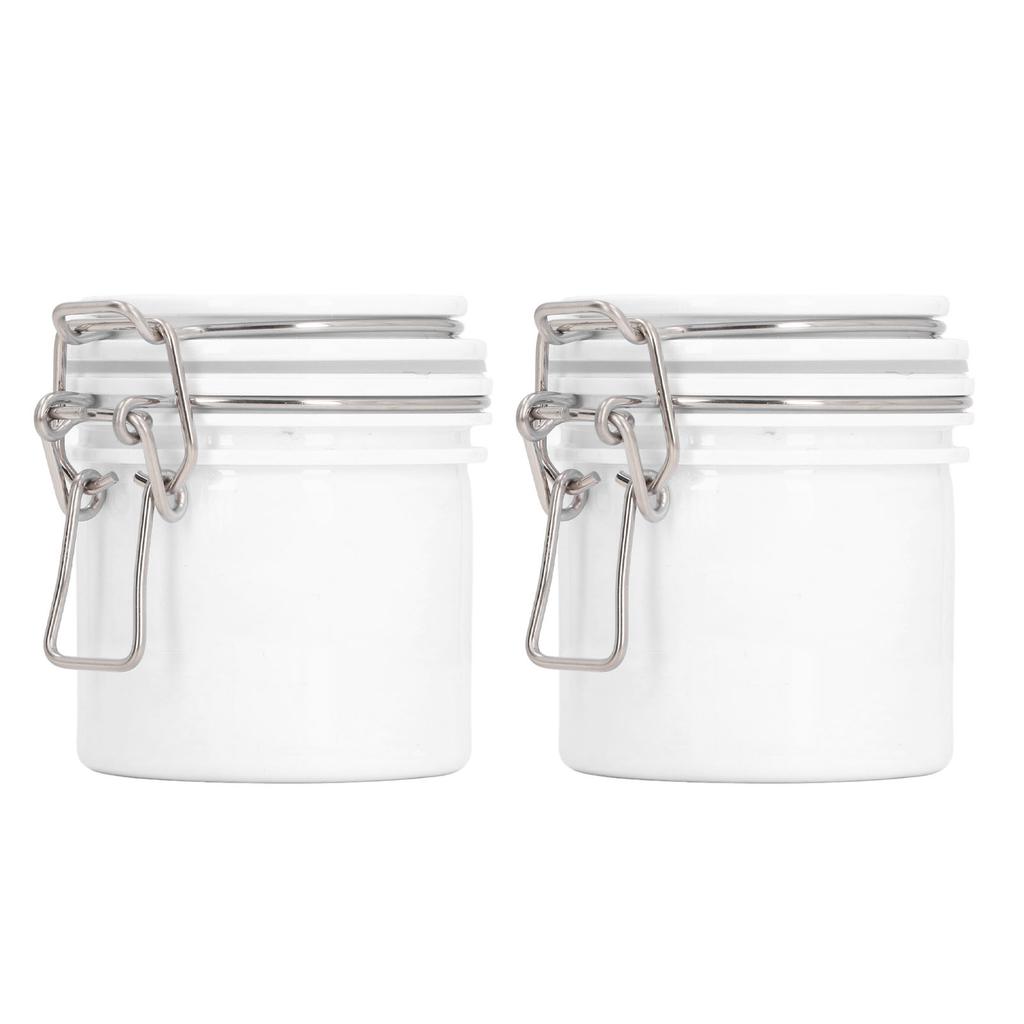 2pcs Eyelash Glue Storage Jar Sealing Buckle Large Capacity Glue Storage Container for Eyelash Extension 200ml