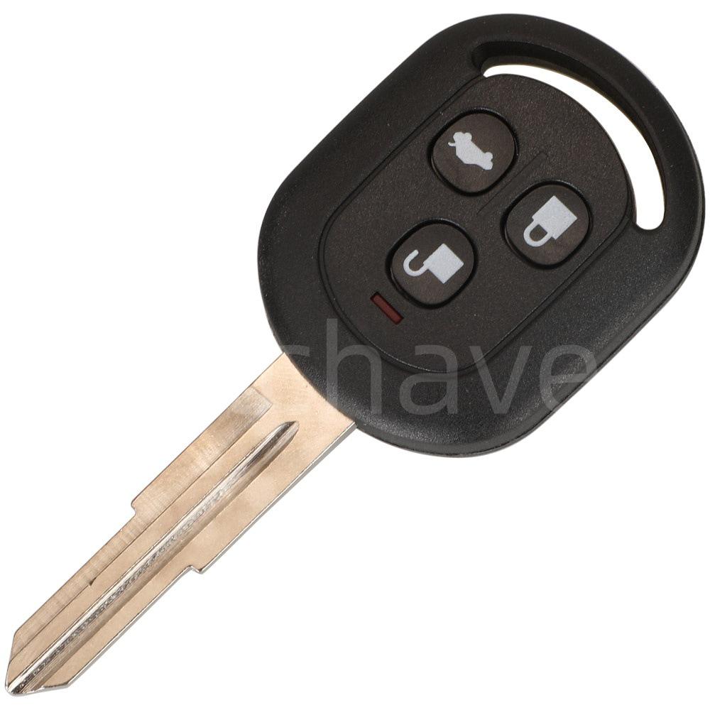 3-Button Shell for Older Chevrolet Buick Remote Key