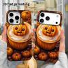 Phone Case: 2D Flat Design Suitable for iPhone 18, 17, 16, 15, 14, 13 Pro Film Protective Case, Couple Style, Autumn Tones, Christmas and Halloween Gi