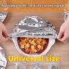 10Pcs Reusable Aluminum Foil Bowl Cover Food Grade Refrigerator Accessories Food Insulation Cover Kitchen Tools