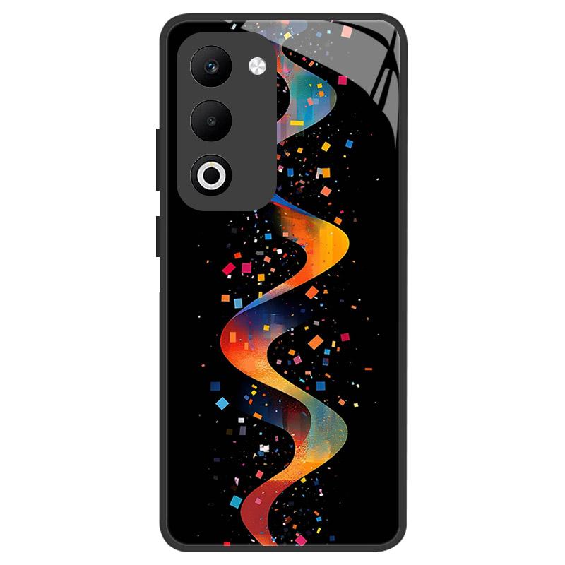 For OPPO A5 A5M Case Luxury Tempered Glass Phone Case For Oppo A5i Pro Shockproof Hard PC Back Cover Camera Protection Fundas