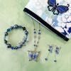 Butterfly motif earrings SAME1355 XB [Anna Sui] 2-way