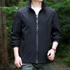 Autumn and Winter Men's Jacket Outdoor Windproof Casual Breathable Comfortable Simple Fashion Solid Color Trench Coat