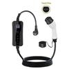 Încărcător portabil pentru vehicule electrice 250V 16A Cablu de încărcare tip 2 IEC 62196-2 3.5KW Controler cu priză UE Cutie de perete