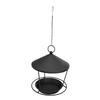 Wild Bird Feeder Iron Hanging Bird Feeder Simple Design Wide Opening Easy Clean for Outdoor Garden Patio