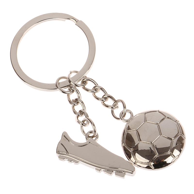 Creative Soccer Playground Keychain Unisex Metal Tennis Table Tennis Golf Key Holder Fans Gifts