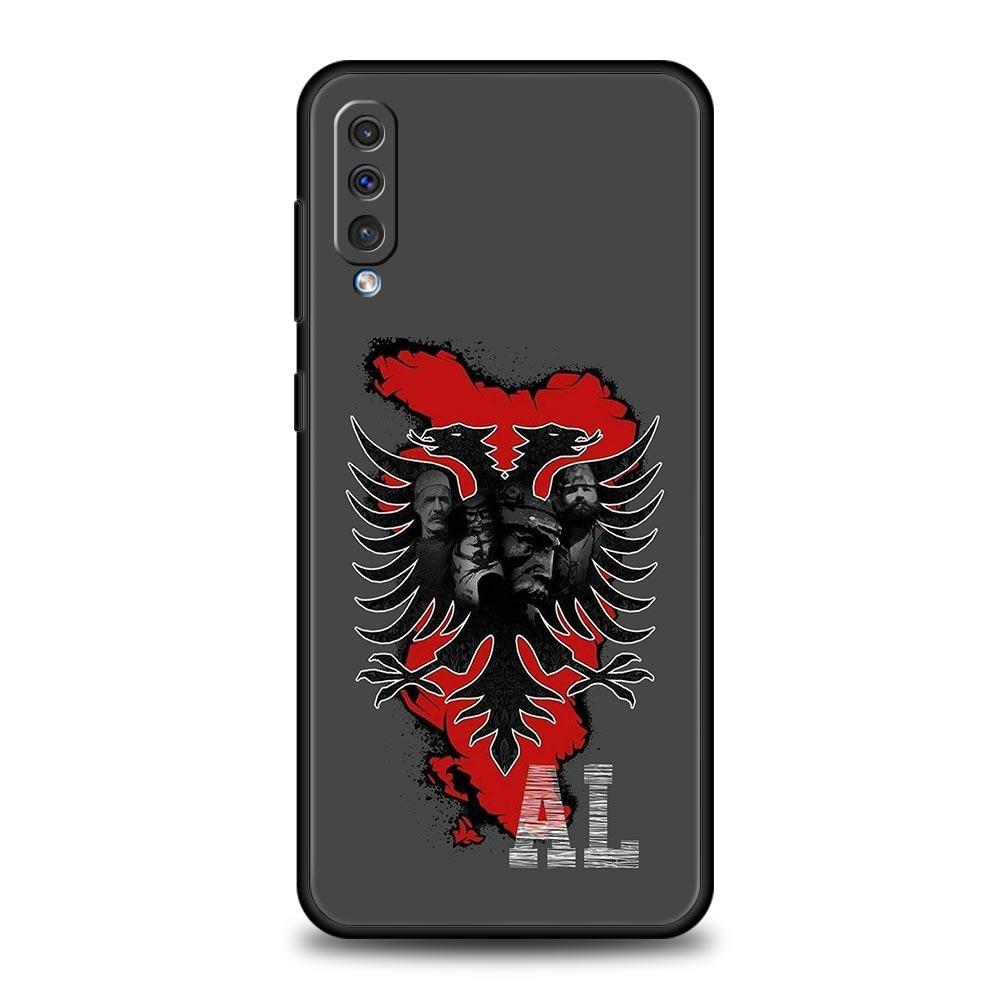 

Albania Albanians Flag Phone Case For Samsung A56 A36 A26 A54 A52 A24 A14 A50 A72 A70 A06 A12 A22 A34 A42 A32 A04s A16 5G Cover Samsung A04S