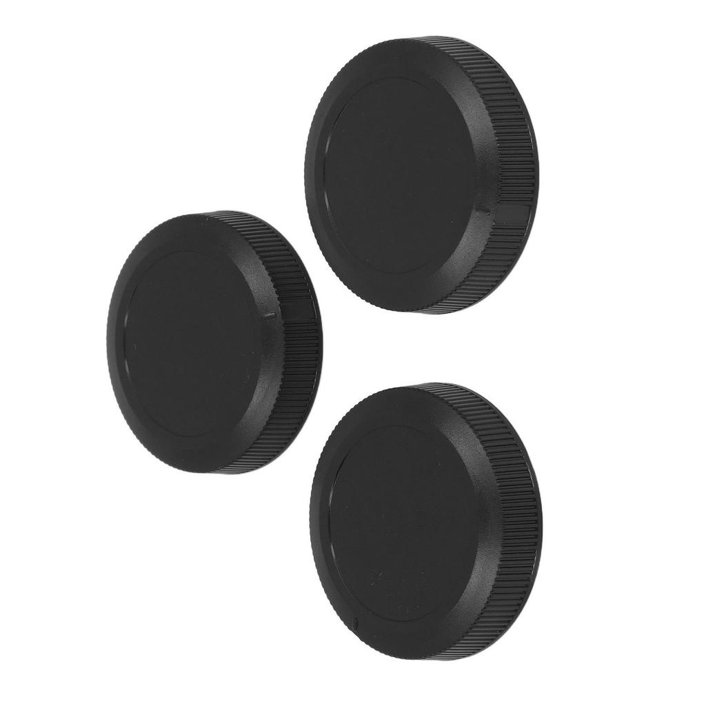 3Pcs Camera Rear Lens Cap Cover Protective RF Mount Camera Body Rear Lens Cap Replacement for Mirrorless Camera