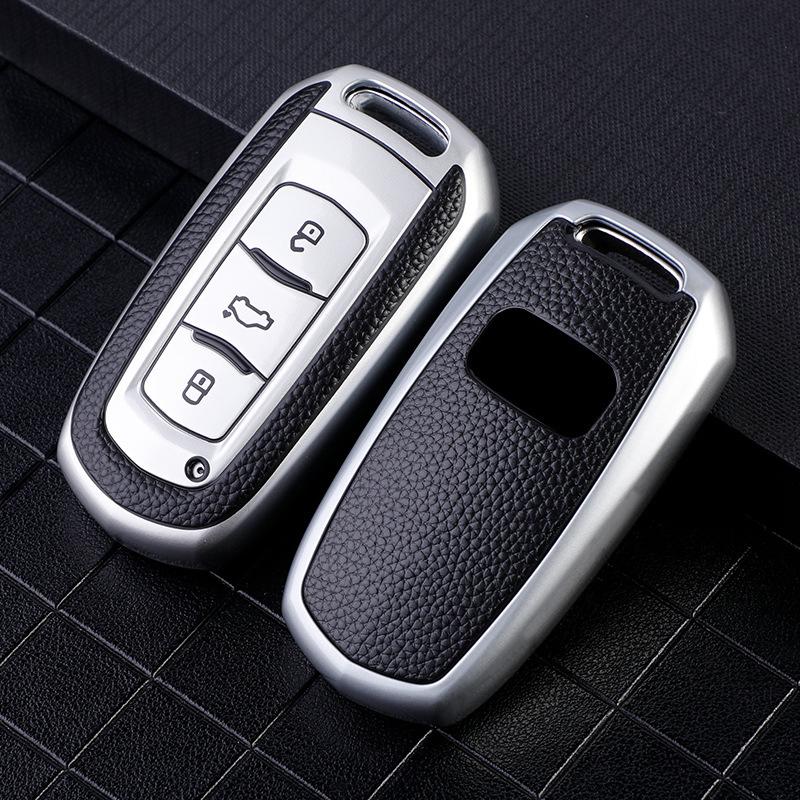 

Geely Car Key Case: Leather-Pattern Buckle for Emgrand GS, S1, Boyue, X3, Vision X6, King Kong X1, Panda PE Bag Packaging