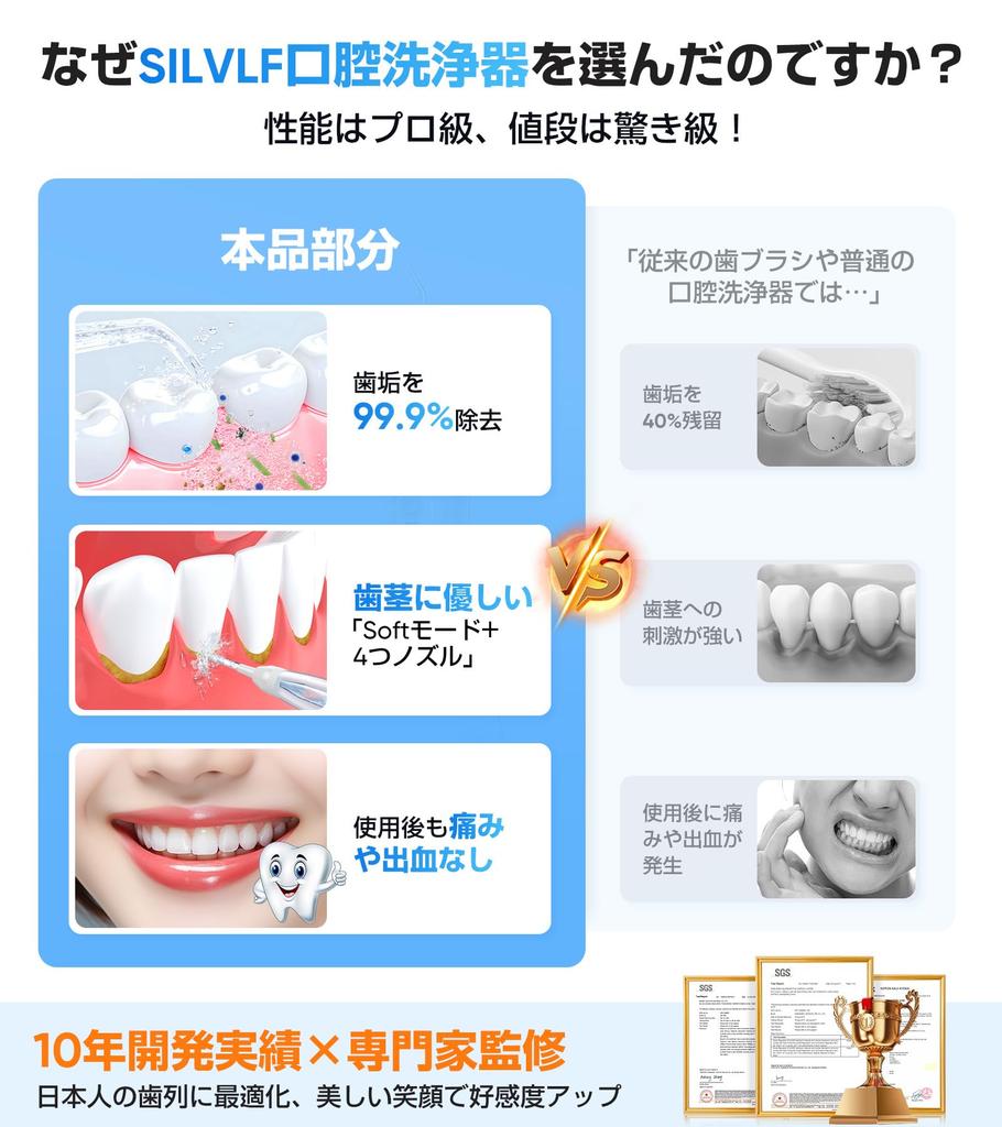 Oral Irrigator Jet Washer with Plaque Removal 4 Tongue 4 Water Flow PSI Water Pressure 310ml Large Capacity IPX7 USB Compact Perfect for Home or Gift