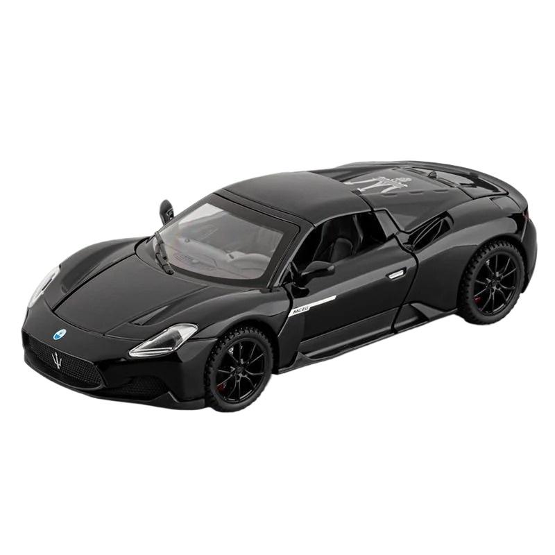 1/32 Maseratis MC20 Cabrio Coupe Alloy Sports Car Model Diecast Metal Track Racing Vehicles Car Model Sound and Light Kids Gifts
