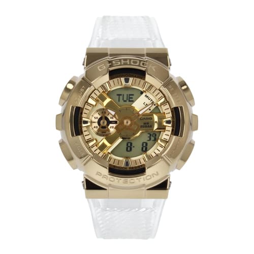 

Casio G-Shock Men s Analog/Digital Watch with Metallic Gold Skeleton GM-110SG-9A