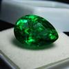 Natural COLOMBIAN Emerald Pear Cut 8.15 Ct CERTIFIED Green Loose Gemstone